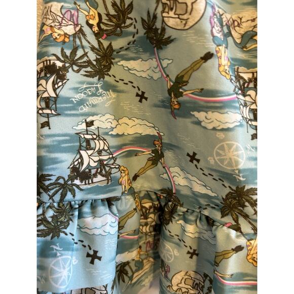 Hot Topic Peter Pan Mermaid Swimsuit Women’s L Retro Rockabilly Disney One Piece - Picture 15 of 16